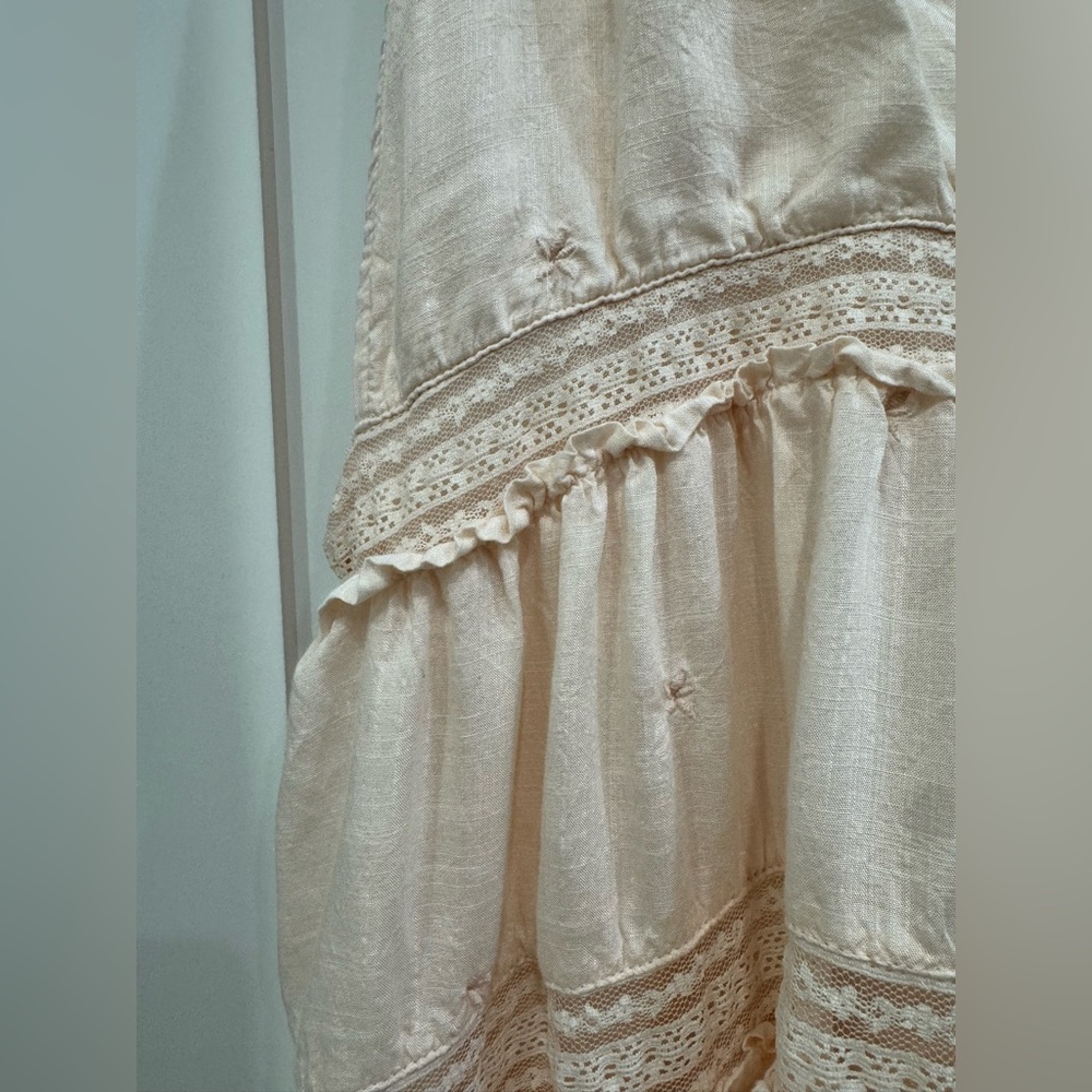 Free People Lily of The Valley Midi Dress - Peachy Keen - Xs - Picture 6 of 16